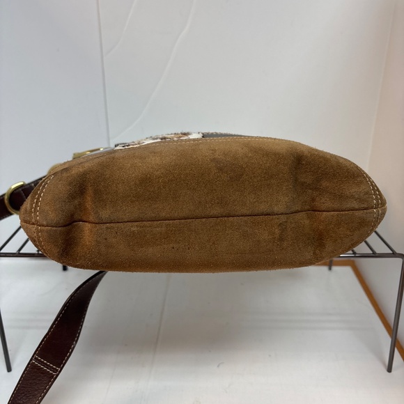 Vintage Y2K 3573 Coach Eva Holiday Patchwork Messenger Shoulder Handbag - Picture 5 of 8